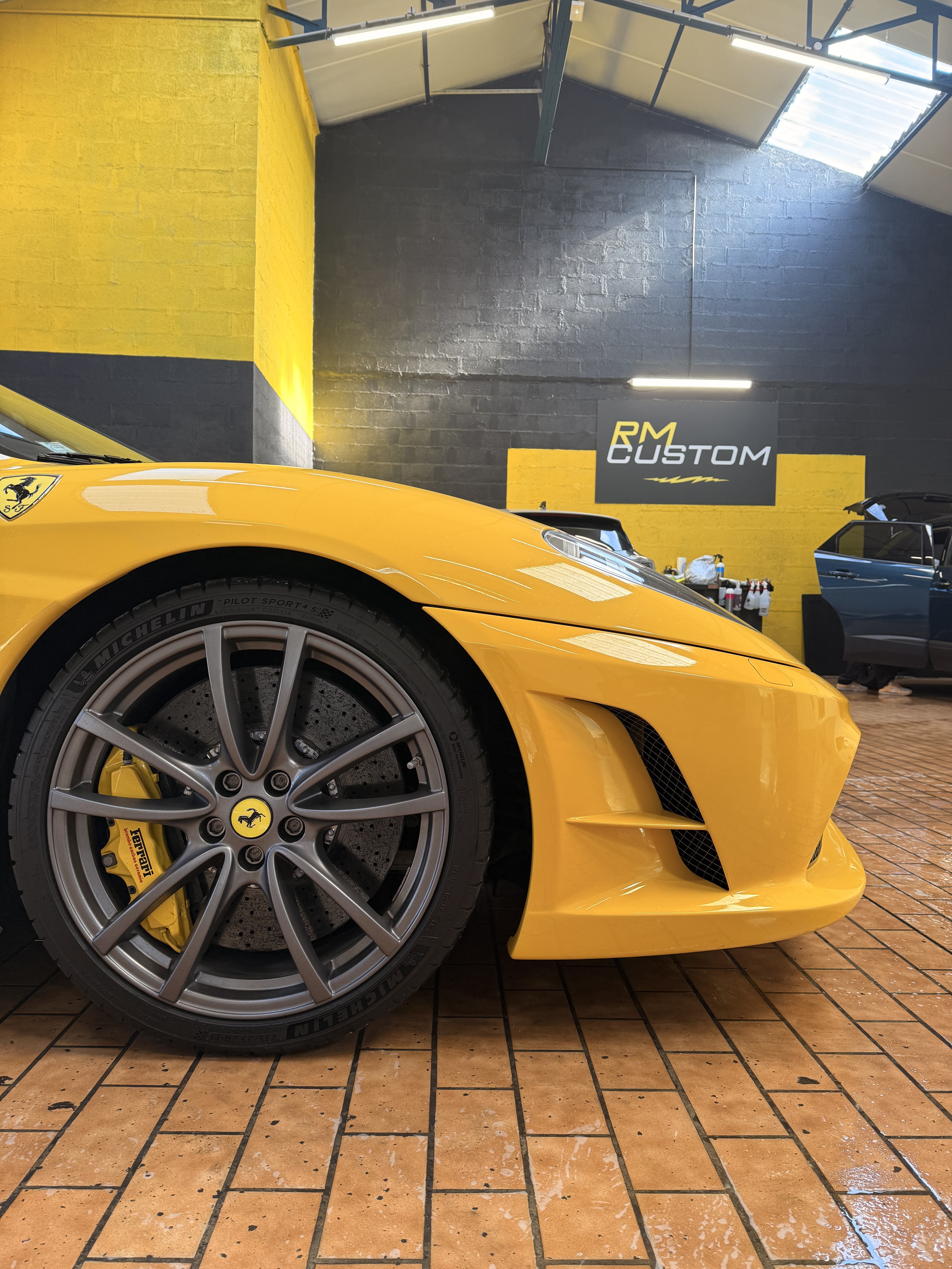 Ferrari covering RM Custom