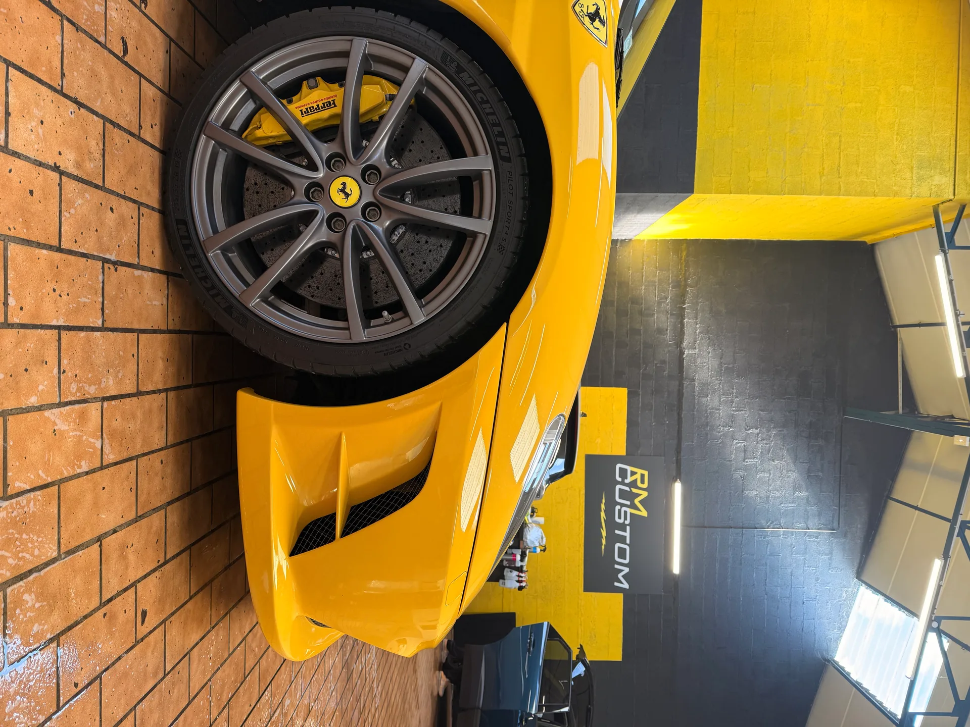 Ferrari covering RM Custom